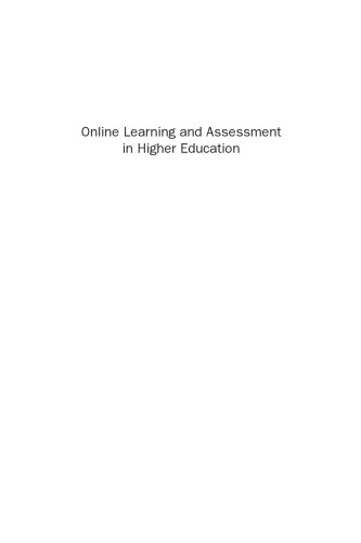 Online Learning and Assessment in Higher Education. A Planning Guide