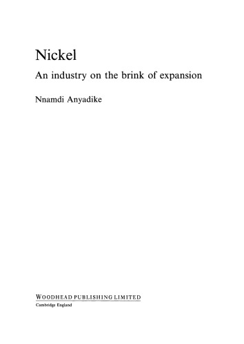 Nickel. An Industry on the Brink of Expansion