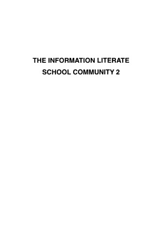 The Information Literate School Community 2. Issues of Leadership