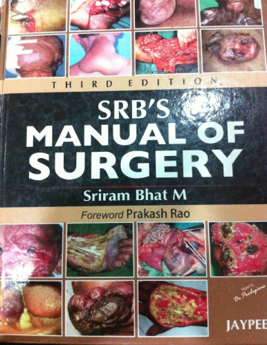 SRB'S Manual of Surgery, 3/E