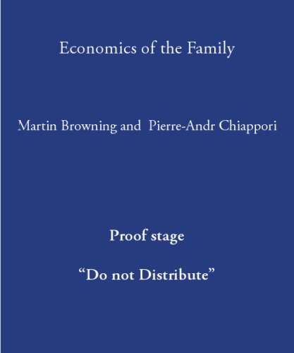 Economics of the Family