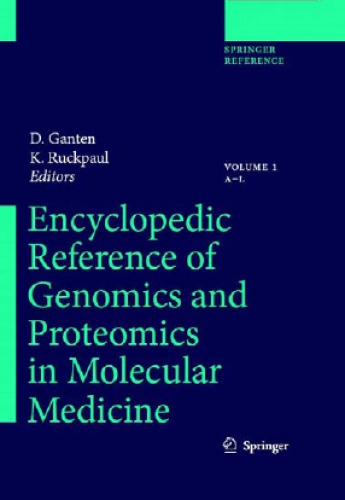 Encyclopedic reference of genomics and proteomics