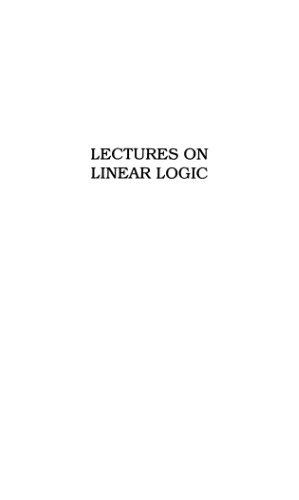 Lectures on linear logic