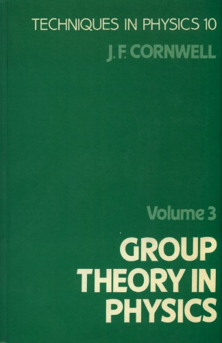 Group theory in physics, vol. 3