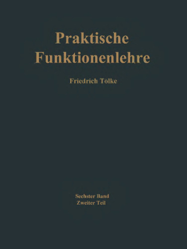 Tafeln aus dem Gebiet der Theta-Funktionen und der elliptischen Funktionen: Zweiter Teil