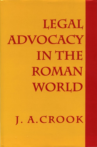 Legal Advocacy in the Roman World