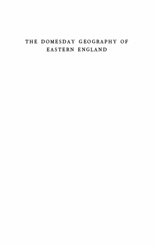 The Domesday Geography of Eastern England