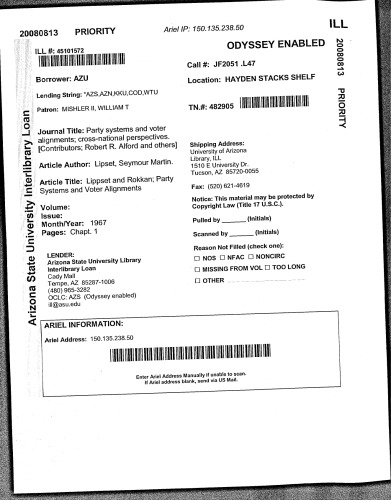 [Chapter] Cleavage Structures, Party Systems, and Voter Alignments