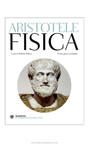 La fisica. Testo greco a fronte