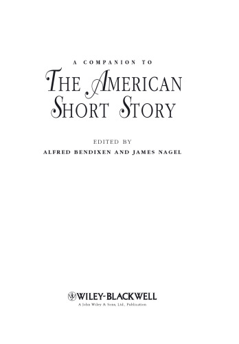 A companion to the American short story