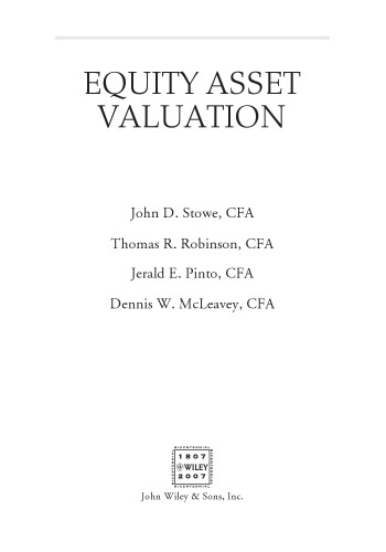 Equity Asset Valuation