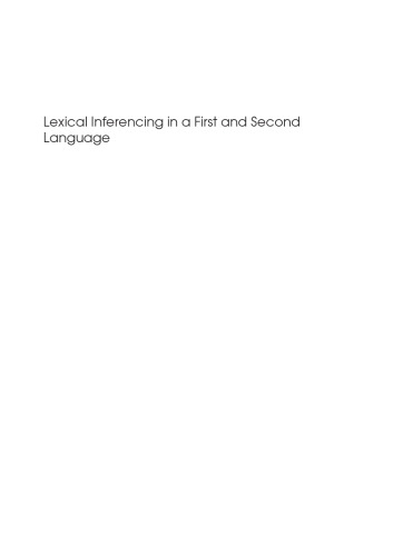 Lexical inferencing in a first and second language : cross-linguistic dimensions