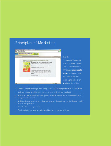 Principles of marketing