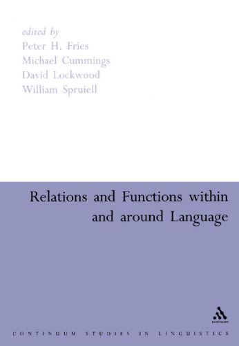 Relations and functions within and around language