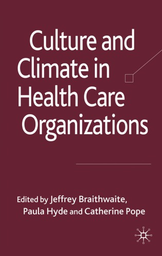 Culture and climate in health care organizations