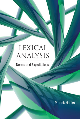 Lexical analysis : norms and exploitations