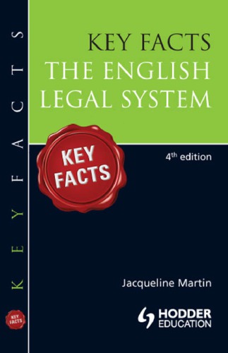 Key facts the English legal system