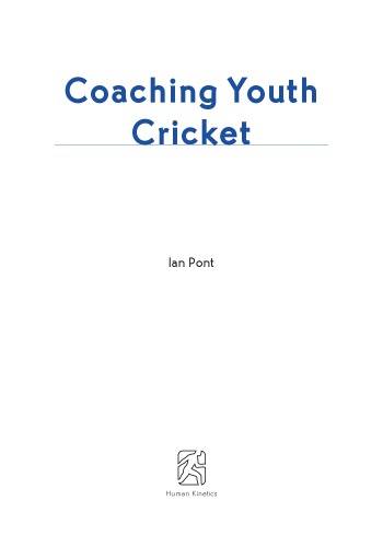 Coaching youth cricket