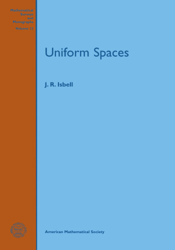 Uniform Spaces