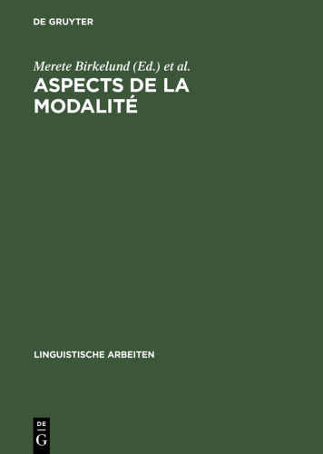 Aspects de La Modalite