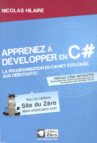 Apprenez à développer en C# - La programmation C# .Net expliquée aux débutants