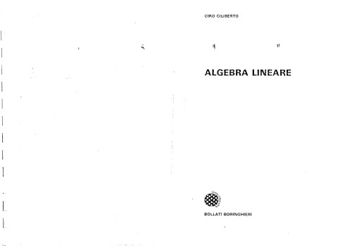 Algebra Lineare