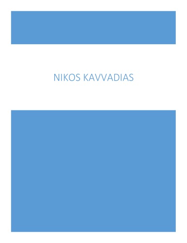 Poems of Nikos Kavvadias