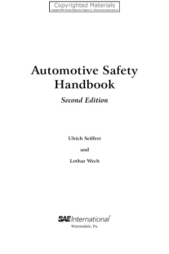 Automotive Safety Handbook