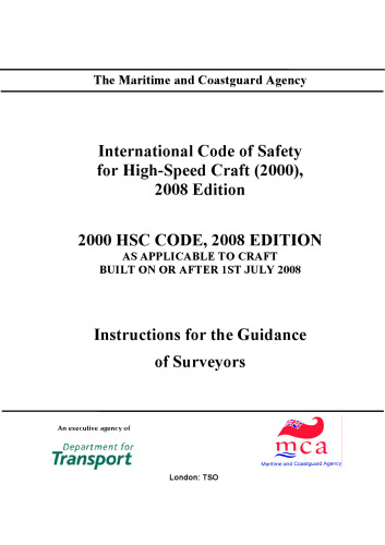 International Code of Safety for High-Speed Craft - HSC Code 2000