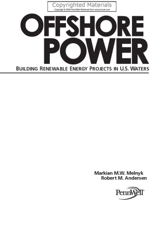 Offshore Power - Building Renewable Energy Projects in U.S. Waters