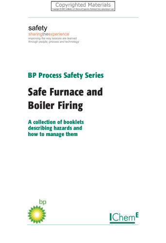 Safe Furnace and Boiler Firing