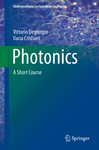 Photonics: A Short Course