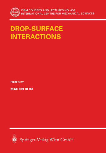 Drop-Surface Interactions