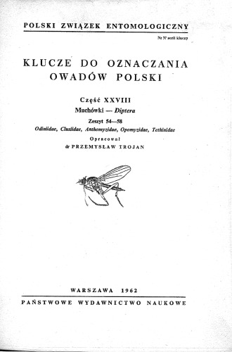 Część XXVIII - Diptera (zaplanowano 78 zeszytów) 54 58