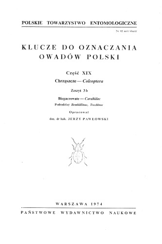 Część XIX - Coleoptera (zaplanowano 100 zeszytów) 3b