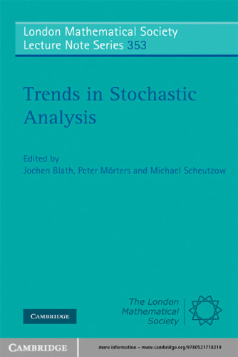 Trends in stochastic analysis : festschrift in honour of Heinrich von Weizsäcker