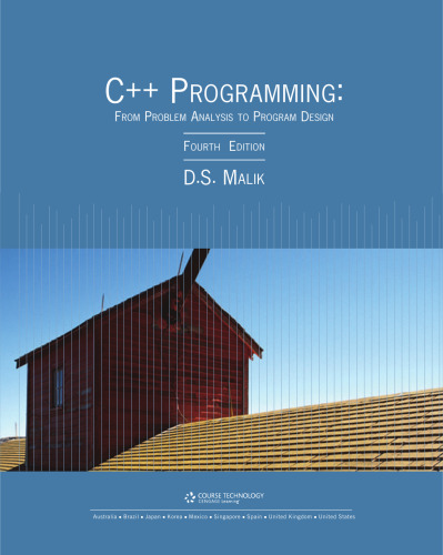 C++ programming : from problem analysis to program design