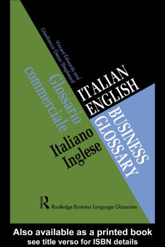 Italian/English business glossary