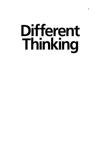 Different thinking : creative strategies for developing the innovative business