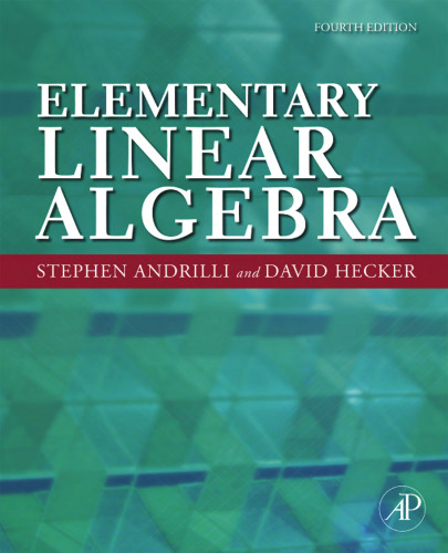 Elementary linear algebra