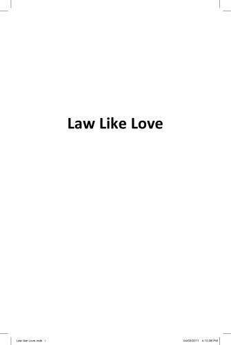 Law like love : queer perspectives on law