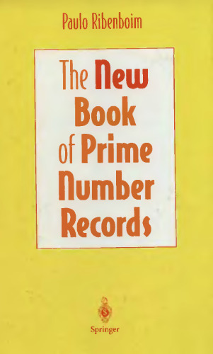 The new book of prime number records