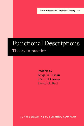 Functional Descriptions: Theory in Practice