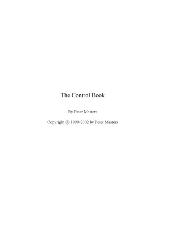 The Control Book