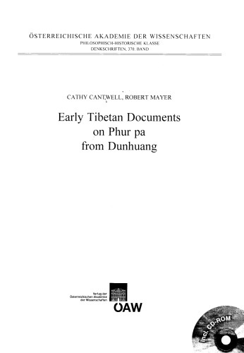 Early Tibetan documents on Phur pa from Dunhuang