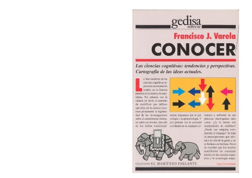 Conocer : las ciencias cognitivas: tendencias y perspectivas. Cartografía de las ideas actuales