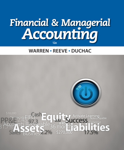 Financial and Managerial Accounting