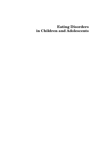 Eating Disorders in Children and Adolescents: A Clinical Handbook