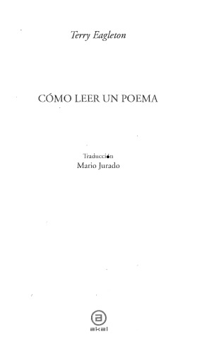 Cómo leer un poema