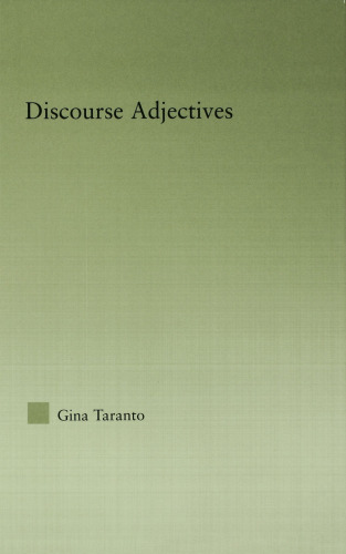 Discourse Adjectives